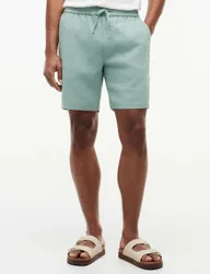 Regular Fit Linen Rich Lightweight Shorts Grey male
