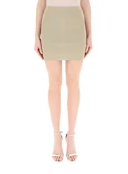 Gonna in maglia BEIGE 42
