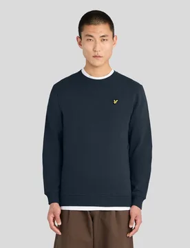 Men's Everyday Cotton Crew Neck Sweatshirt Carbon - Lyle & Scott - FashionsVida