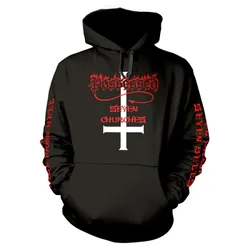Kapuzenpullover - Seven Churches - S bis XXL - für Männer - Größe XL - schwarz - Lizenziertes Merchandise! - Männer - male
