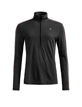 Camiseta interior con cremallera para mujer 185 ROCK'N'WOOL negro S - Ortovox - FashionsVida