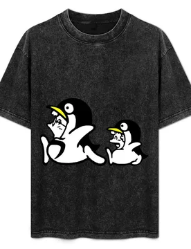 Arale Gachan Penguins T-Shirt Work Basic Short Sleeve Top - Aliexpress - FashionsVida