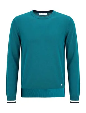 Pullover Hombre Verde agua profundo S Hombre - MANUEL RITZ - FashionsVida