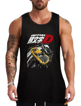 Intial D - tendem mountain drift RX7 vs AE86 Tank Top Quick Dry Tank Top for Running Jogging Athletic Wear - Aliexpress - FashionsVida