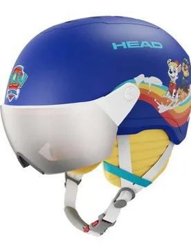 Casque Junior Avec Visière Yuki Visor Paw Blue 52-55 cm unisex - Head - FashionsVida
