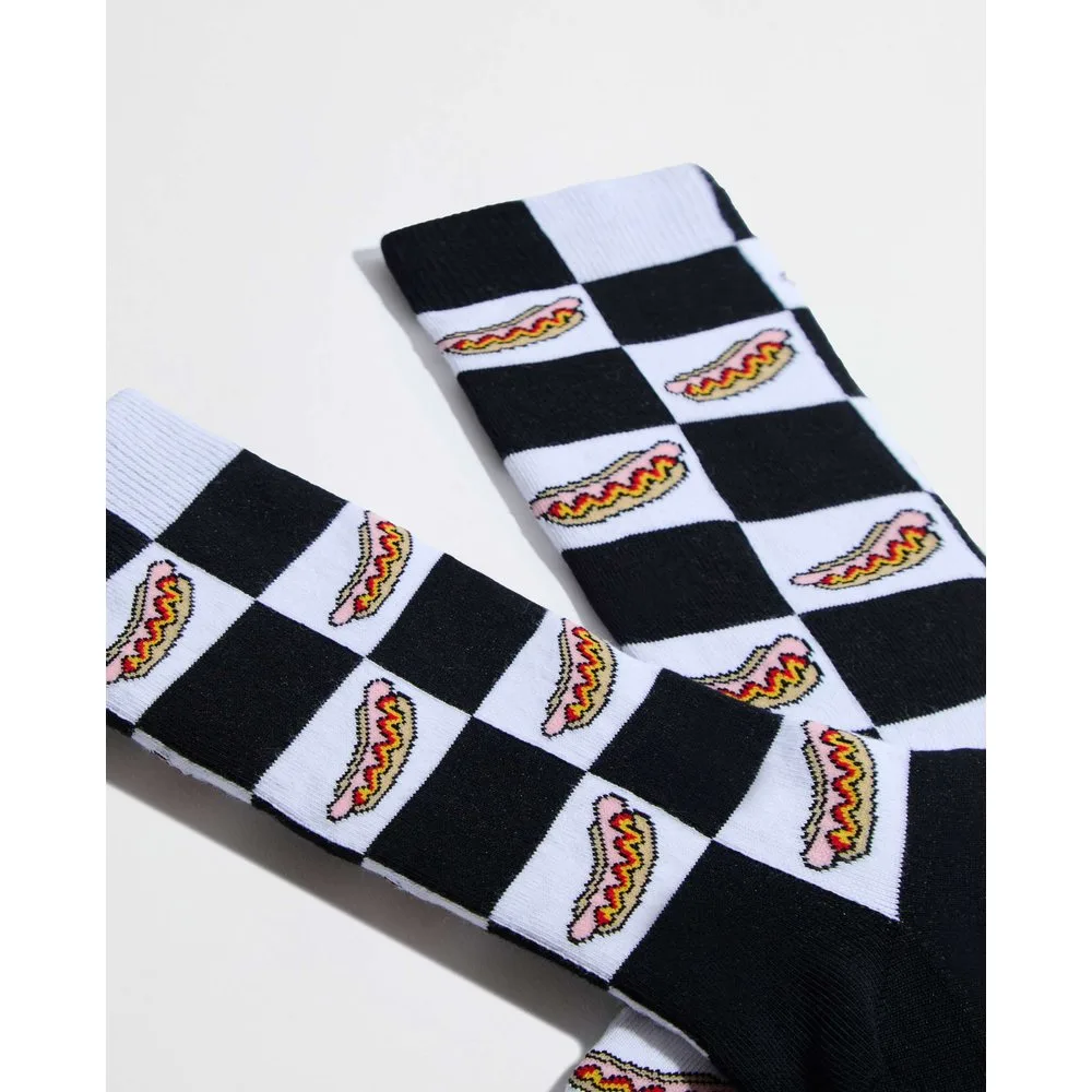 Calcetines altos de algodón orgánico color blanco y - Besocks - FashionsVida
