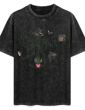 Crazy Plant Lady T-Shirt Novelty Graphic Tee Shirt - Aliexpress - FashionsVida