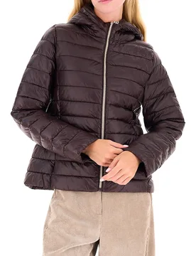 Piumino con cappuccio TESTA DI MORO 46 - EMME MARELLA - FashionsVida