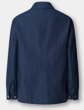 Americana de hombre melange algodón-lino - Hackett - FashionsVida