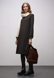 Jersey-Kleid female Braun