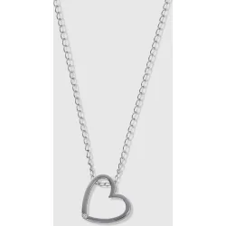 Colgante de oro blanco con diamante