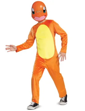 Pokemon Kinderkostüm Salamèche orange - KARNEVAL-MEGASTORE - FashionsVida