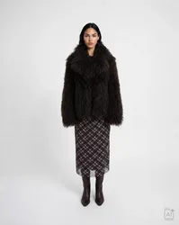 S FAUX FUR JACKET female