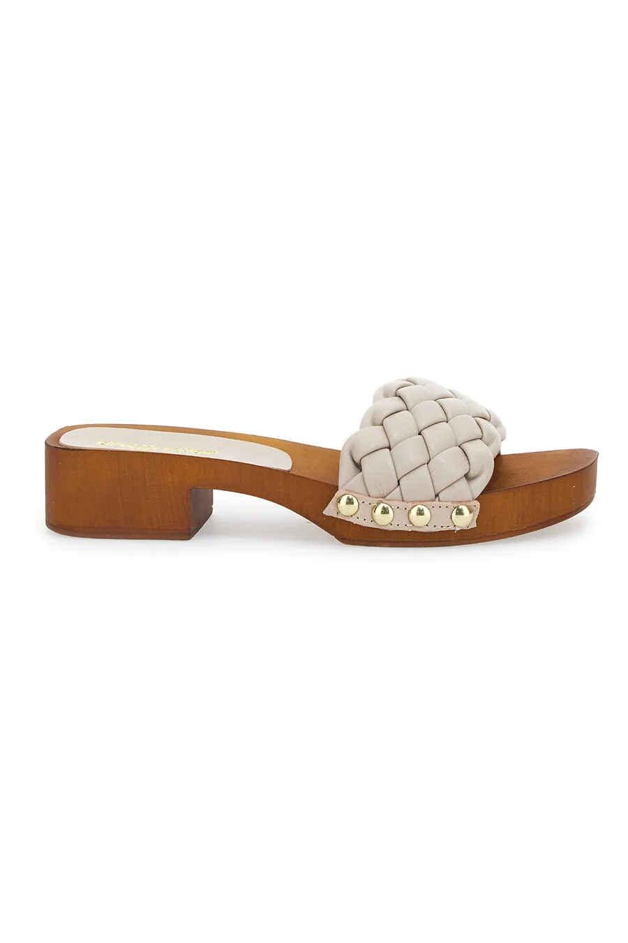 Zoccoli Beige Riflessi Moda 4965 37 - RIFLESSI MODA - FashionsVida