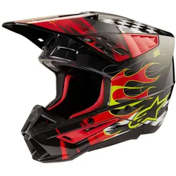 Casco Moto Cross Enduro S-M5 RASH 22.06 Grigio R taglia 2X