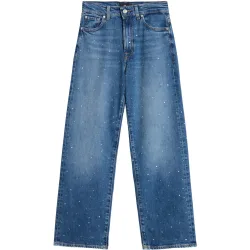Vaqueros rectos de mujer stovepipe straight ankle con cintura media
