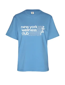 Sporty & Rich Camiseta azul XS - Sporty & Rich - FashionsVida