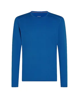 Herren Funktionsshirt Merino 200 Oasis LS blau XL M - Icebreaker - FashionsVida