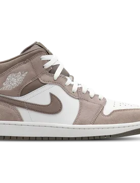 Aj1 Mid Uomo - Sneakers Marrone - Taglia 42.5 - Cuoio, Sintetico 42.5 - Jordan - FashionsVida
