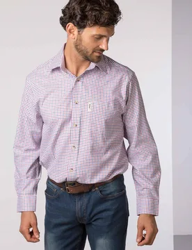 Shipley Mens Long Sleeved Country Check Shirt - - Size: 3XL - Rydale - FashionsVida