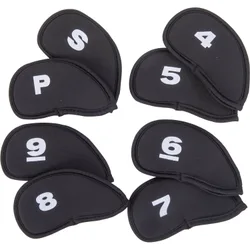 Schlägerhauben Neopren Eisen 4-SW, schwarz