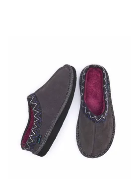 Women's 'Alaska 2' Mule Slippers in Grey Size: 7 - Grey - Size: 7 - Moshulu - FashionsVida