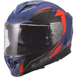Casco Moto Integrale FF818 STORM III DYNAMO Blu Rosso taglia L