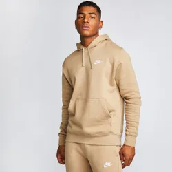 Fleece Men Hoodies - Brown - Size - Brown - Size: Medium