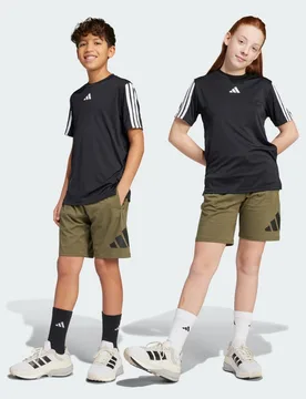 Short Essentials Junior 11-12A Olive Strata / Black - Adidas - FashionsVida