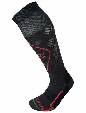 Chaussettes Longues S2swle Light Eco Grey / Red EU 38-41 - Lorpen - FashionsVida