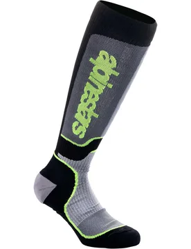Calze Moto Cross Enduro MX PLUS Fluo Giallo Grig taglia M - Alpinestars - FashionsVida