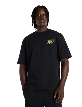 New - Classic Tri-Logo Heat Map T-Shirt - T-Shirt-kurzarm - schwarz - Herren - Size: S - Balance - FashionsVida
