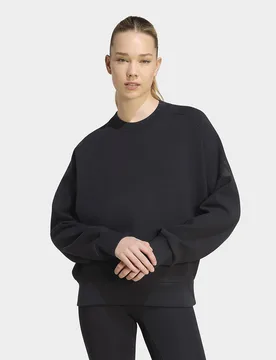 Womens Felpa Soft Lux Larga - Nero, nero nero Donna taglia S - Adidas - FashionsVida