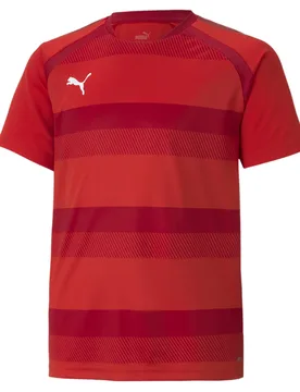 Kindertrikot TeamVision - Rouge - unisex - Size: 5/6 ans - Puma - FashionsVida