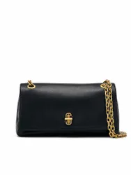 JACOBS Ledertasche - Mini Bag THE DUAL CHAIN WALLET schwarz Damen