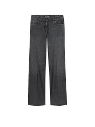 Jeans Flared Fit schwarz 38 Damen