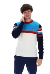 Lorenzo Stripe Crew Sweater - XS