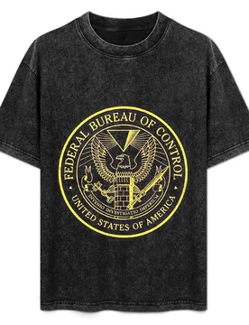 Federal Bureau of Control , Control Game Logo , Distressed Logo T-Shirt UV Protection Outdoor Tee Shirt - Aliexpress - FashionsVida