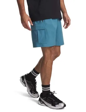 Short Vibe Woven Cargo Blue M - Under armour - FashionsVida