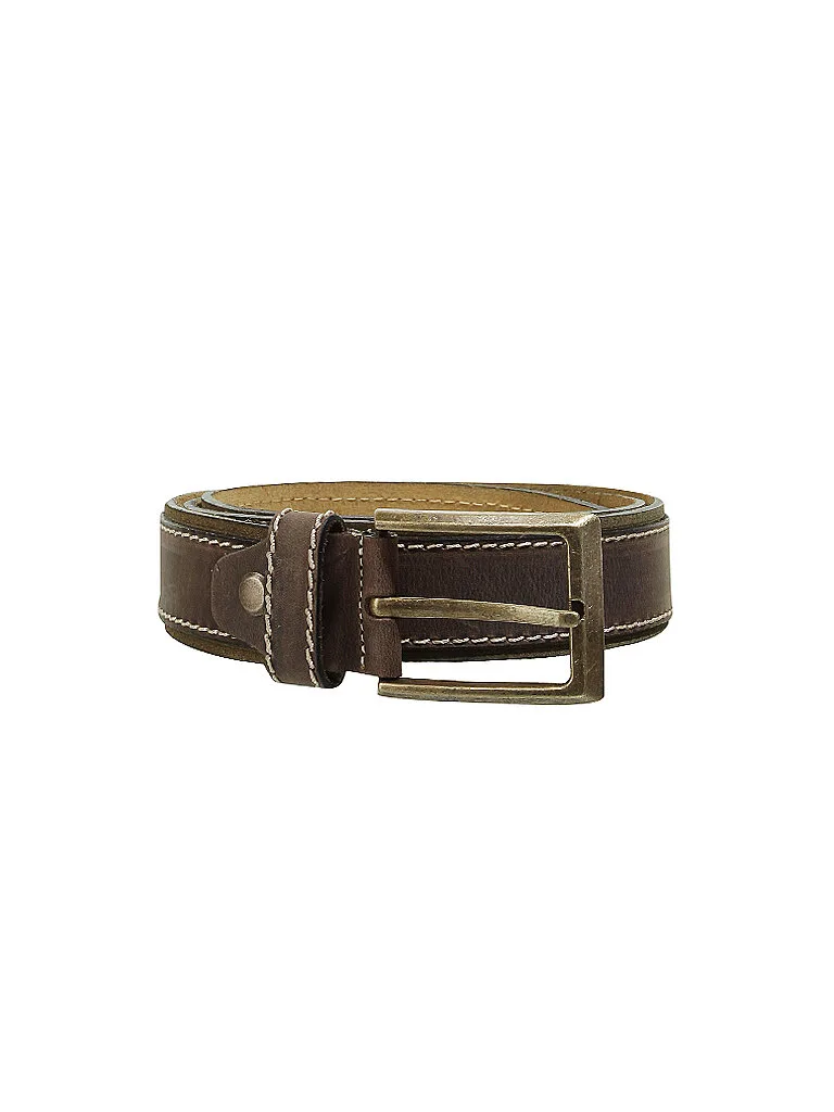 Ceinture en cuir marron 85 - Luise Steiner - FashionsVida