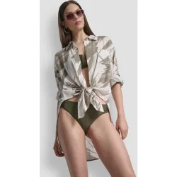 DKNY - Camisa playera larga