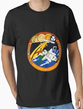 Funny Crypto.com Coin to the moon Cryptocurrency 100% cotton printed t shirt for men large size Adult tops S-6XL - Aliexpress - FashionsVida