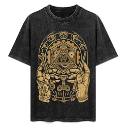 Clockwork D20 T-Shirt Plus Size Simple Casual Top