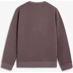 Sudadera de hombre con cuello redondo y logo bordado a tono