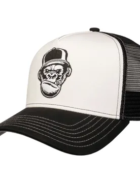 Angry Ape Trucker Cap by - black-white - Size: One Size - FWS - FashionsVida