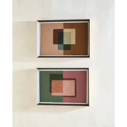 Set de 2 cuadros Synthesis II