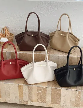 Nuevo bolso de hombro de mujer de unicolor vintage premium de tela de PU, bolso bandolera multifuncional de edición especial, exquisito, elegante, de - Shein - FashionsVida