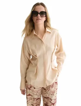 Camicia A Maniche Lunghe U9b01720t Shifting Sand 36 - Scotch & Soda - FashionsVida