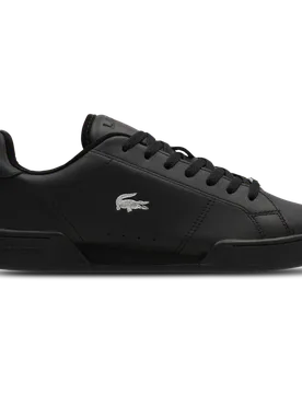 Carnaby Men's Sneakers - Black - Size 7 - Leather - Black - Size: 7 - Lacoste - FashionsVida