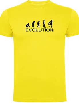 T-shirt à Manches Courtes Evolution Goal Yellow 3XL - Kruskis - FashionsVida